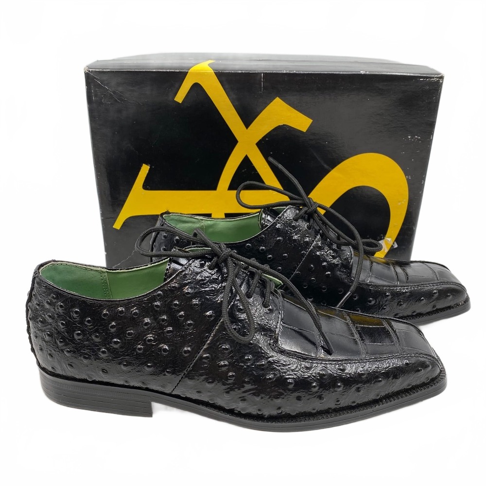 Stacy Adams Black Derby Dress Shoes | Kids 4.5